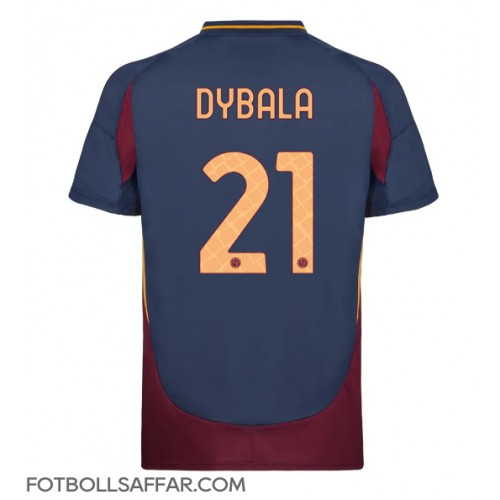 AS Roma Paulo Dybala #21 Tredjeställ 2024-25 Kortärmad